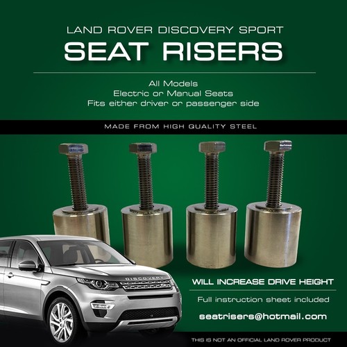 Driver Seat Riser Land Rover Discovery Sport Seat Risers All Models Fits Driver or ...