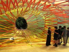 Photo 12x8 Serpentine Gallery Pavilion 2015 - group by colourful aperture c2015