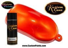 Kustom Canz HOT SALSA BASE PEARLZ 12 oz AEROSOL CAN Custom Paint, Motorcycle