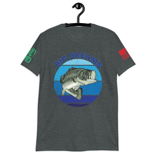 Costa Del Mar Emblem Bass Short Sleeve Crewneck T-Shirt - Men's Regular Fit, Tagless, Fishing & Outdoor Apparel - View #9
