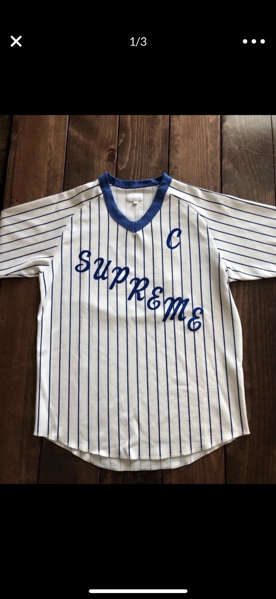 Supreme ad hotsell baseball jersey