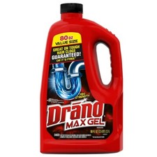 Drano Max Gel Drain Clog Remover and Cleaner for Shower or Sink Drains,80 oz.