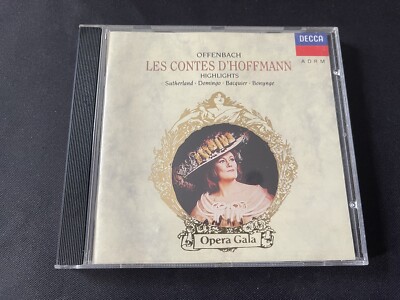 Offenbach: Les Contes D'Hoffmann (CD Album, 1990) Sutherland Domingo VGC