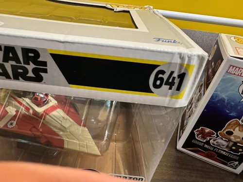 Funko Pop! Star Wars Obi-Wan Kenobi in Delta 7 Jedi Starfighter #641 - Foto 2 di 6
