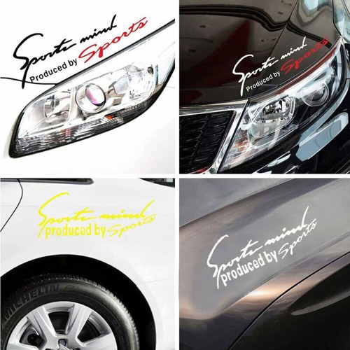 Reflective Sports Racing Car Sticker Vinyl Graphic Decal Trims Auto Accessories - Picture 11 of 16