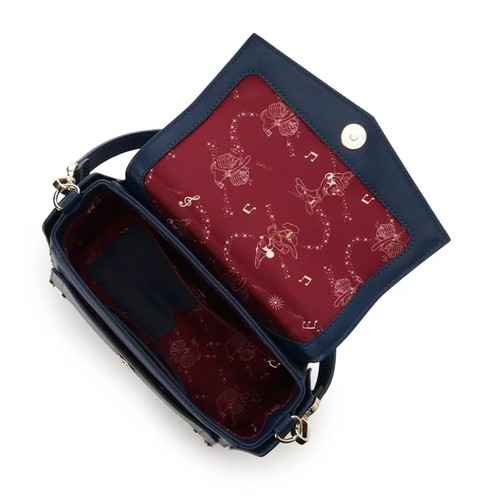 Samantha Thavasa Disney Fantasía Colección Bolso de Hombro con Estuche Azul Marino Mickey - Imagen 5 de 9