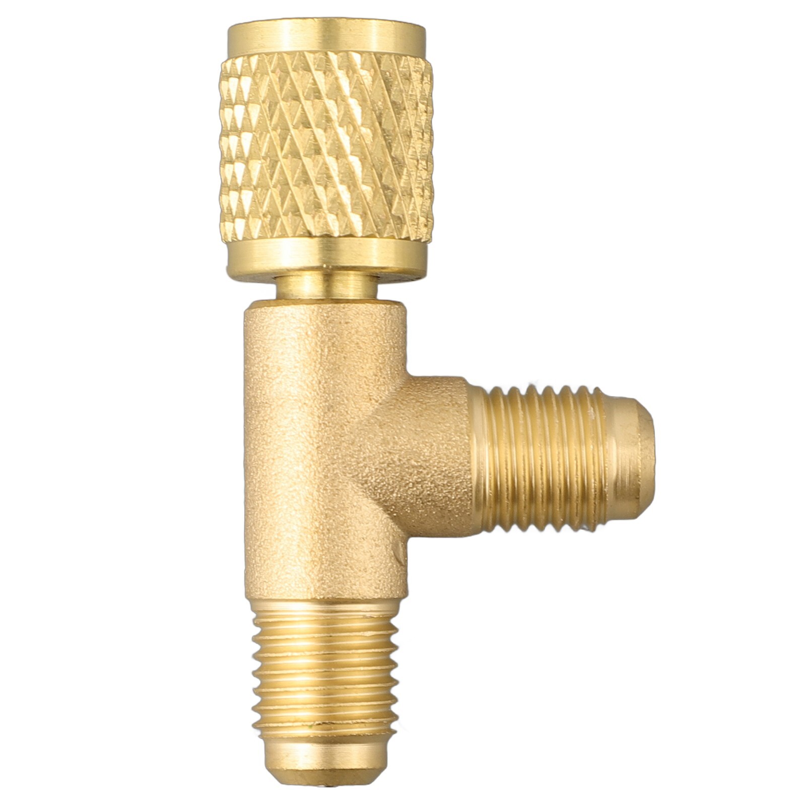 Easy to Use Quick Connect Tee Adapter for R22 R12 R134 or Vacuum Gauge