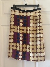 MARNI x H M Silk Graphic Print Skirt 4
