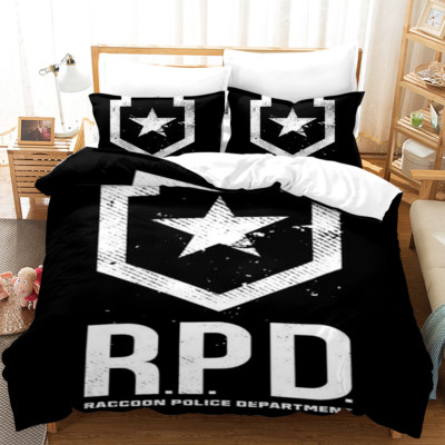 Resident Evil Bettwäsche Set 03 Kissenbezüge80x80 Anpassbar Bettbezug 135x200