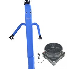 Blue 20Ft Air Inflatable Dancing Wind Dancer Sky Puppet Dancer with Blower