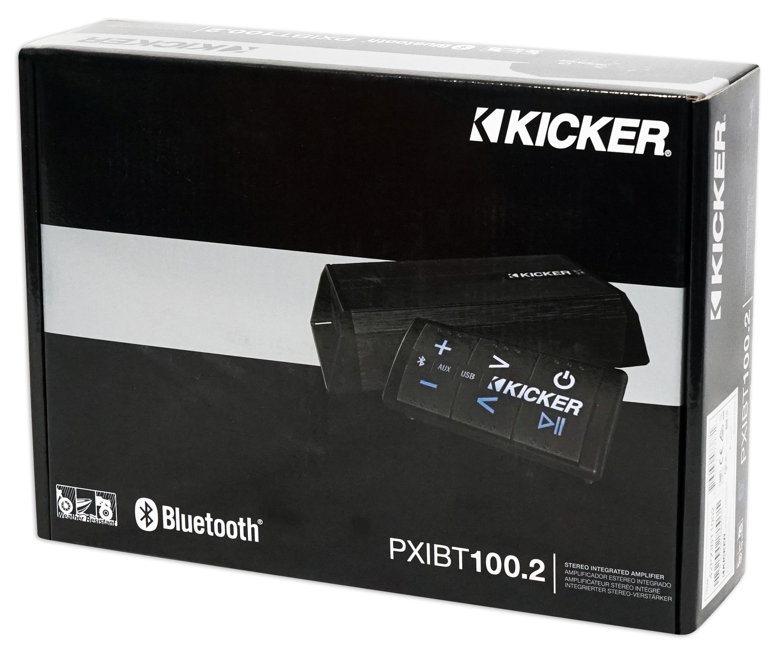 KICKER 42PXIBT1002 2-канальный Bluetooth-усилитель Контроллер 6x9 динамиков RZRATVUTV