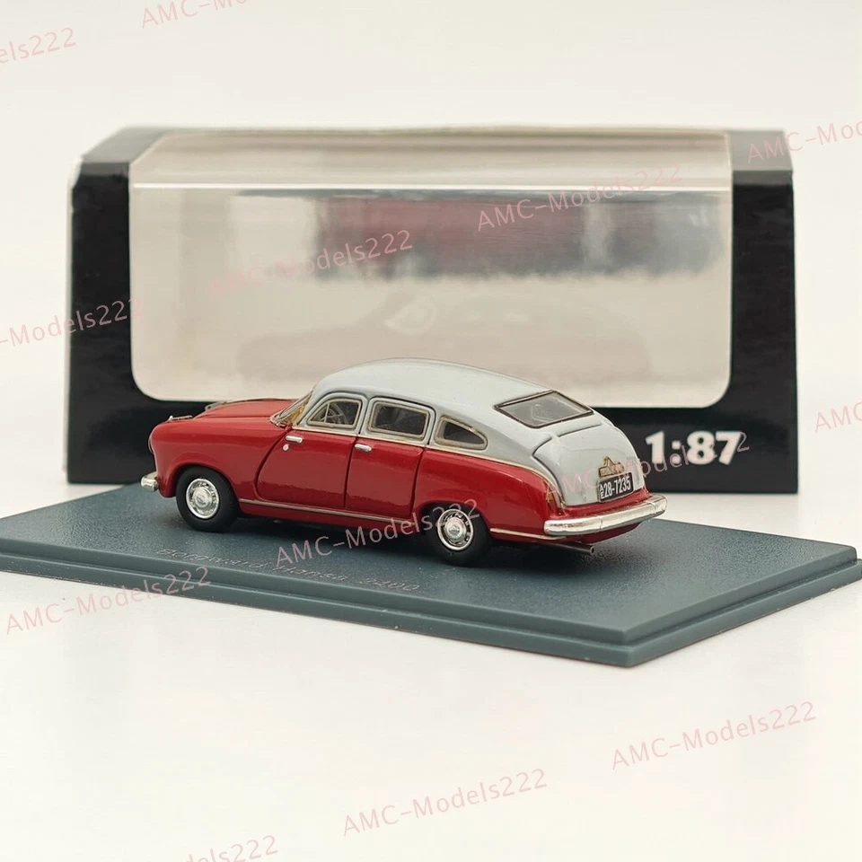 1/87 NEO SCALE MODELS Borgward Hansa 2400 Resin Car Limited Collection Red - Image 3 of 4