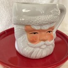 Vintage Ceramic Santa Face Mug 3.5 Inches Tall-EUC — photo 5