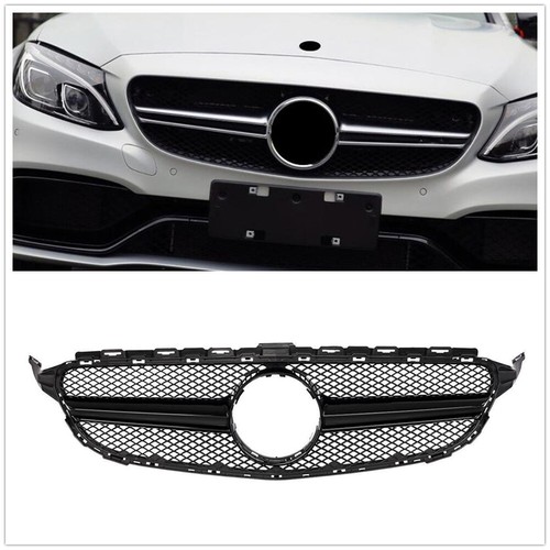 Bumper Grill Upper Grille For Mercedes Benz W205 C200 C250 C63 2014