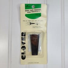 Clover BIAS TAPE MAKER 18mm 3/4" 464/18 Create Your Own Bias Tape
