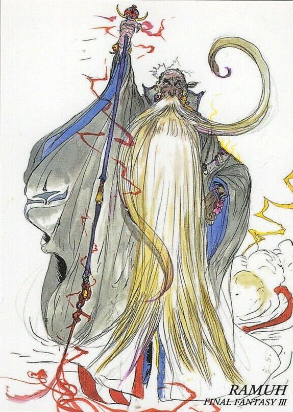 Final Fantasy Art Museum Trading Card #308 Ramuh (3 / III