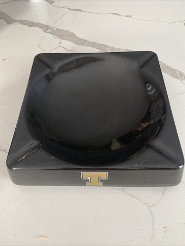 Vintage Black Tennent's Extra Export Lager Scottish Scotland Beer Cigar Ashtray - Picture 6 of 10