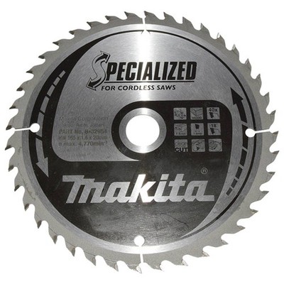 Makita SPECIALIZED B-32954 Hartmetall Kreissägeblatt 165 x 20 x 1 mm