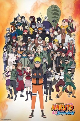 NARUTO - CHARACTER COLLAGE POSTER - 22x34 - 17948 (LARGE POSTER!)