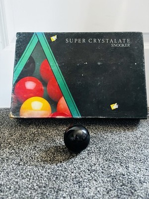 ERSATZKUGEL SCHWARZ FÜR POOL & SNOOKERBÄLLE VOLLE GRÖSSE SUPER KRISTALL