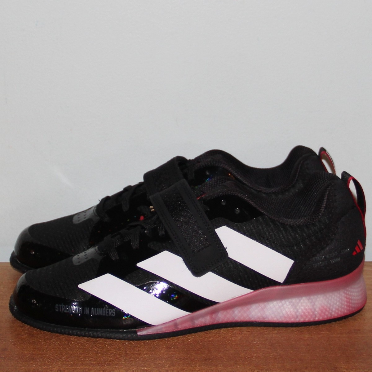 Adidas Adipower 3 Weightlifting Shoes Men 8 Women 9 Black White