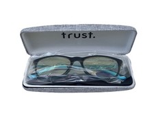 Trust Optics Anti Glare Eyestrain UV400 Computer Video Gaming Glasses 2.00 NEW