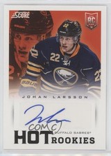 2013 Rookie Anthology Score Update Hot Rookies Signatures Johan Larsson Auto n1u