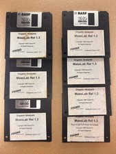 MassLab Rel 1.3 Organic Analysis Fisons 7x 3,5" Floppy Disketten DOS GC/MS
