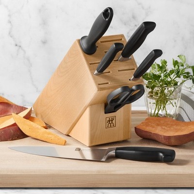 Zwilling Four Star Eco Knife Block Set, 7-Pc-Williams Sonoma|32165