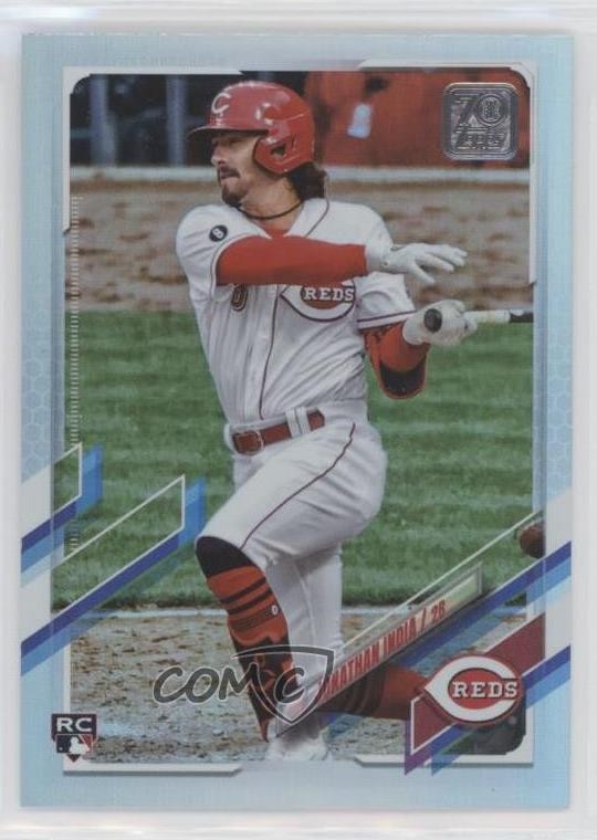 2021 Topps Update Rainbow Foil Jonathan India #US286 09zg