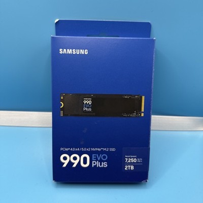 Samsung 990 EVO Plus PCle 4.0X4/5.0X2 NVMe M.2 SSD 2TB 7,250 MB/s OPN BX New