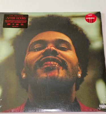 THE WEEKND SEALED AFTER HOURS 2 LP RED SPLATTER GOLD COLOR VINYL R&B SOUL FUNK