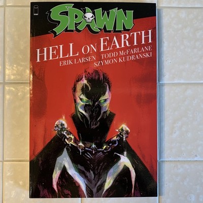 Spawn Hell On Earth TPB Todd McFarlane Erik Larsen FIRST PRINTING