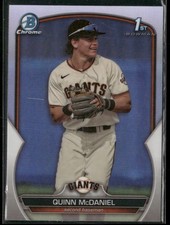 2023 Bowman Draft #BDC-136 Quinn McDaniel Chrome Refractor
