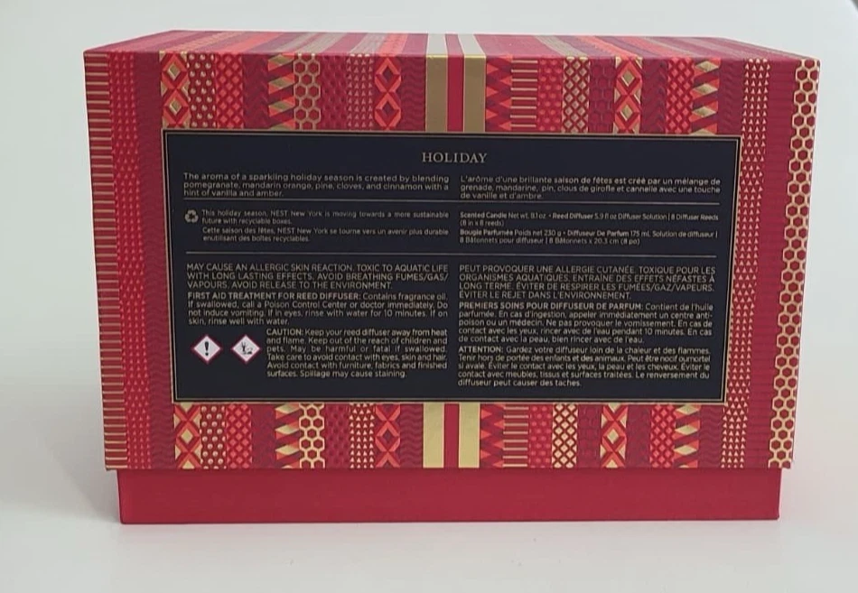 Nest New York Holiday Scented Candle & Reed Diffuser Set - Image 3 of 4