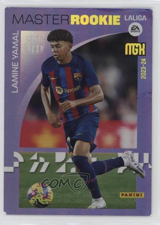 2023 Panini Megacracks La Liga EA Sports Master Lamine Yamal #423 Rookie RC 0a16