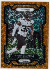 Tyson Campbell 2023 Panini Prizm #140 Jacksonville Jaguars Lazer