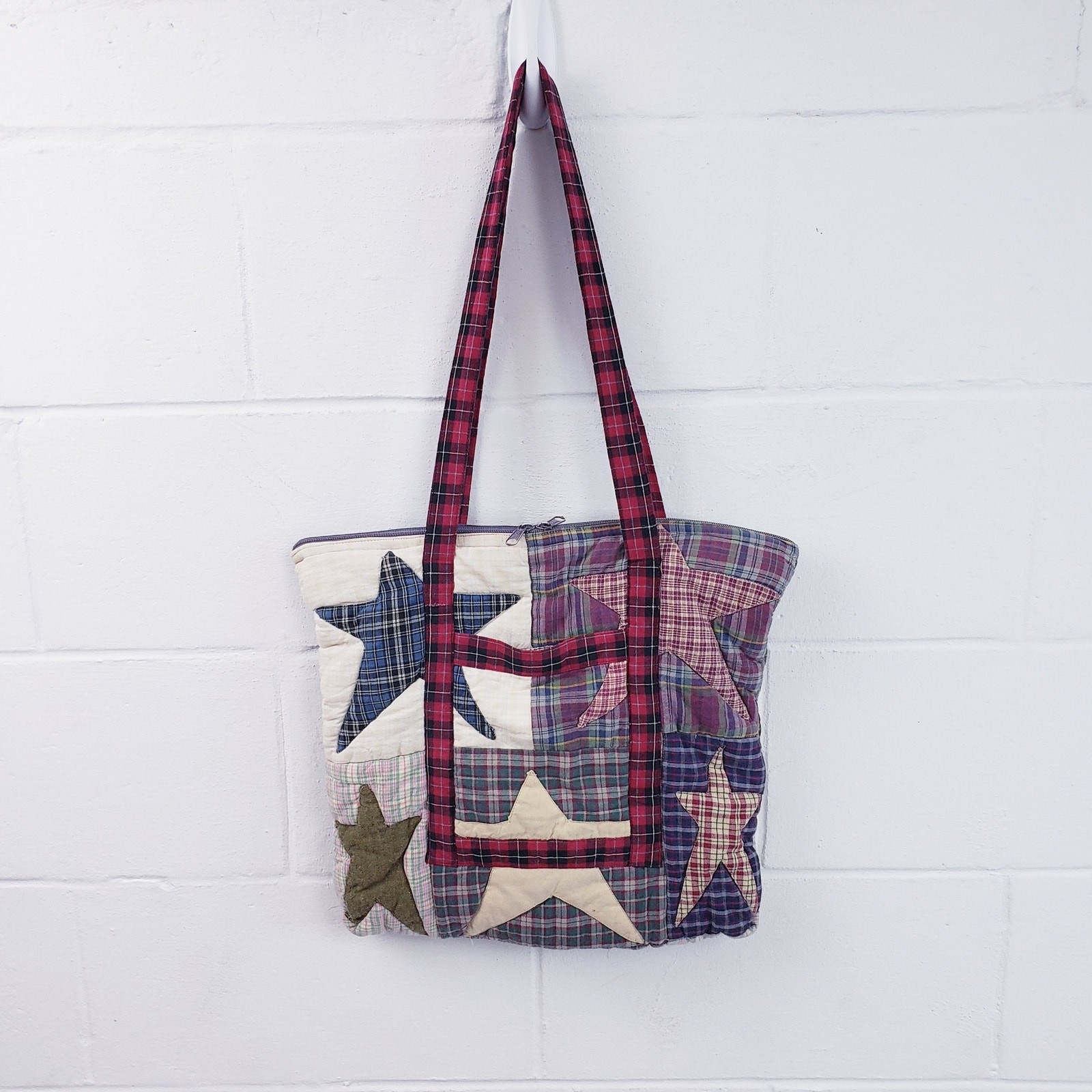 Patch Magic Patchwork Shoulder Bag Tote Handbag P… - image 3