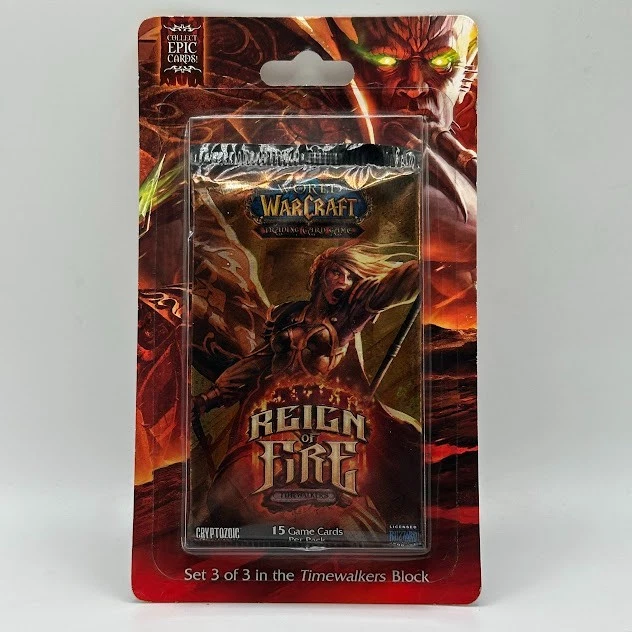 ワールドウォークラフト 新品未開封 ブースターパック 15パック World of Warcraft TCG Sealed Collectible Card Game Packs for sale