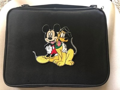 NEW Embroidery Pluto Mickey Mouse Pin Collecting Trading Book Bag Disney Pins