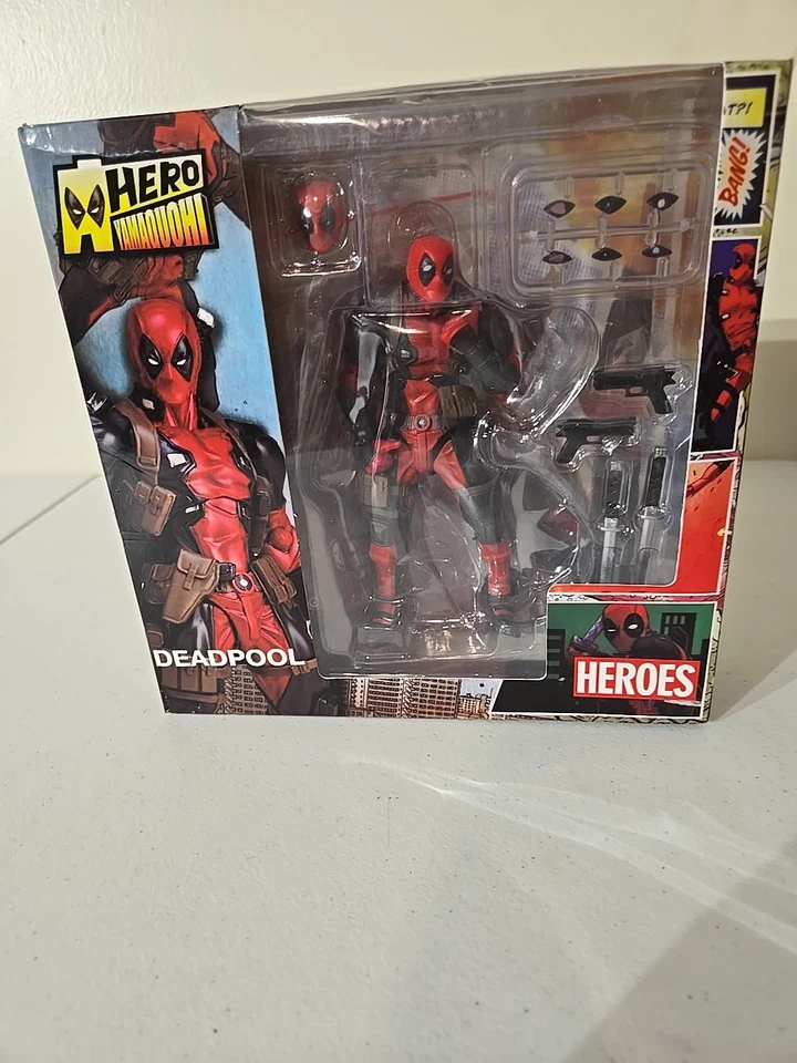 DEADPOOL HERO YAMAQUOHI Action Figure with Accessories New In Box - Image 2 of 4