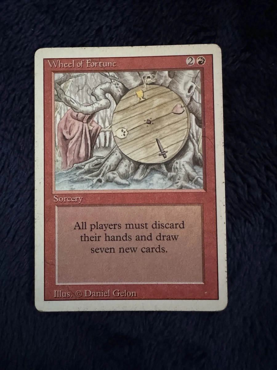 Wheel Of Fortune In Individual Magic: The Gathering Cards for sale