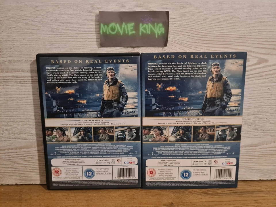 Midway (DVD, 2020) Woody Harrelson, Dennis Quaid, WW2 War Movie [Region 2] [UK] - Image 4 of 4