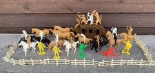 Lot of 40+ Cowboys Indians Wild West Horses Stagecoach Fence Vintage