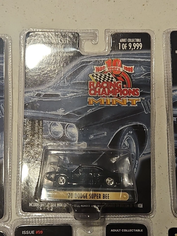 Vintage Racing Champions Mint Lot Of 9 Camaro GTO Cuda Chevelle Superbird - Image 4 of 4