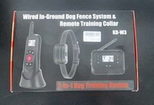 2-in-1 Electric Dog Fence with Remote Training, Underground/Aboveground Dog F...