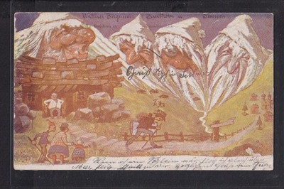 A22 /   Hansen Berggesichter , Walliser Bergriesen 1897