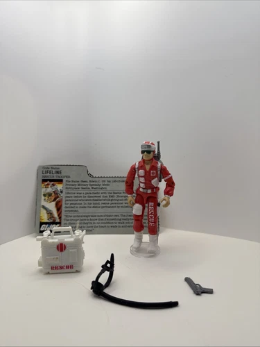 1986 Vintage G.I. GI Joe 3.75 ARAH Lifeline v1 Figure Complete