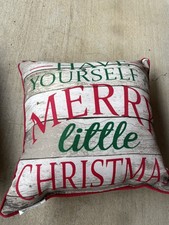 Poduszka świąteczna Have Yourself A Merry Little Christmas Dekoracyjna poduszka na narzutę