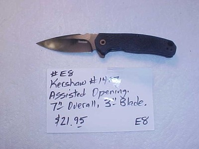 Item# E8-1407 Kershaw Lock Back Folder